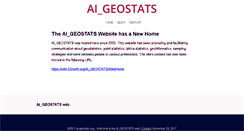 Desktop Screenshot of ai-geostats.org