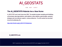 Tablet Screenshot of ai-geostats.org